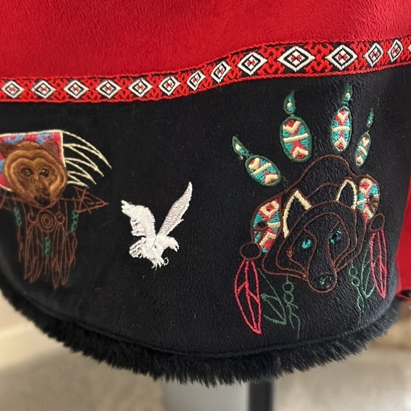 Red Bear & Wolf Ameri Mode Alaskan Red Company coat - Picture 4 of 16